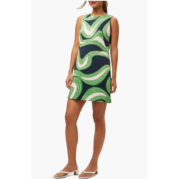 NEW TRINA TURK fairy tale 2 dress in navy
